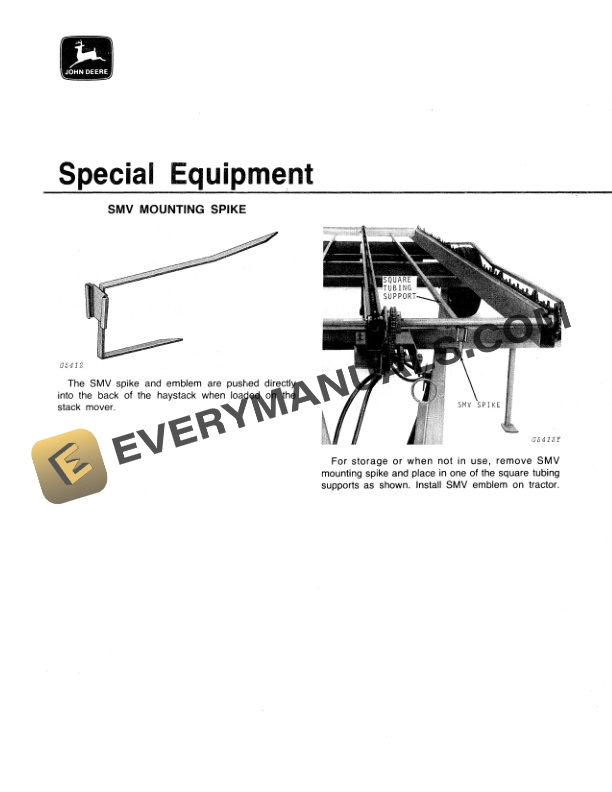 John Deere 200 Stack Mover Operator Manual OMGA10387 3