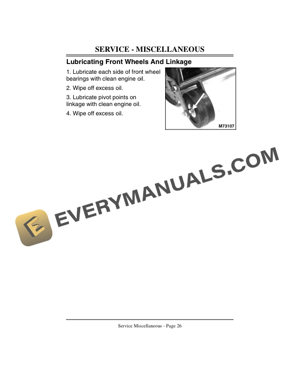 John Deere 20SR7 Reel Mower Operator Manual OMM120411 3