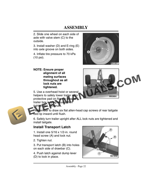 John Deere 21 Utility Trailer Operator Manual OMM134653 3