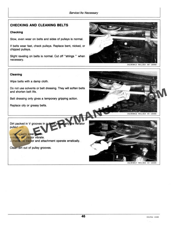 John Deere 210 212 214 AND 216 LAWN AND GARDEN TRACTORS Operator Manual OMM89614 3