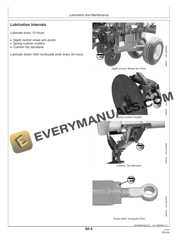 John Deere 2100 Minimum Till Ripper Operator Manual OMN300336 3