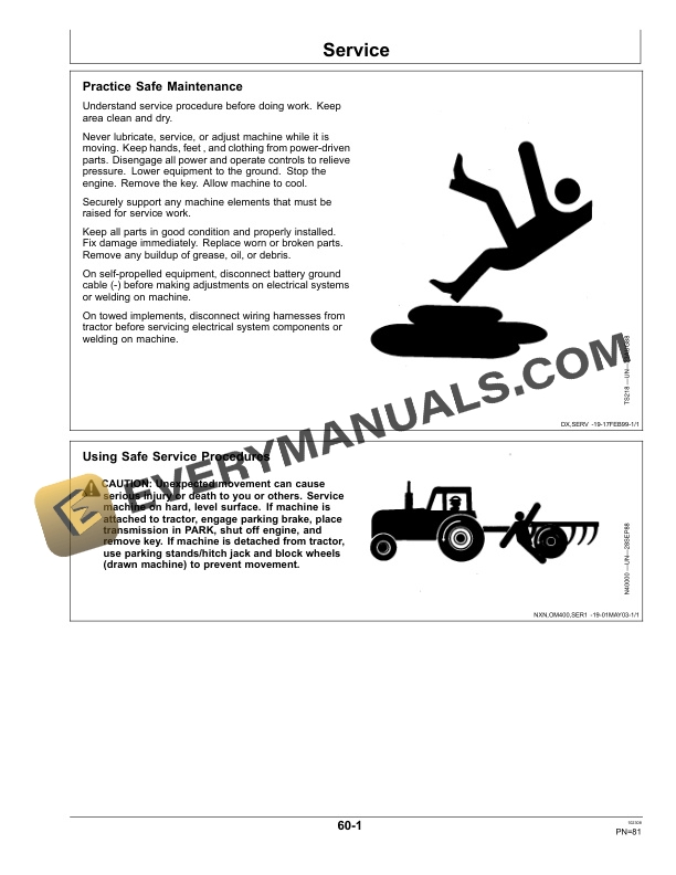 John Deere 2100 Minimum Till Ripper Operator Manual OMN300920 5 John Deere 2100 Minimum Till Ripper (Serial No. N02100X010000- ) Operator Manual OMN300920-3