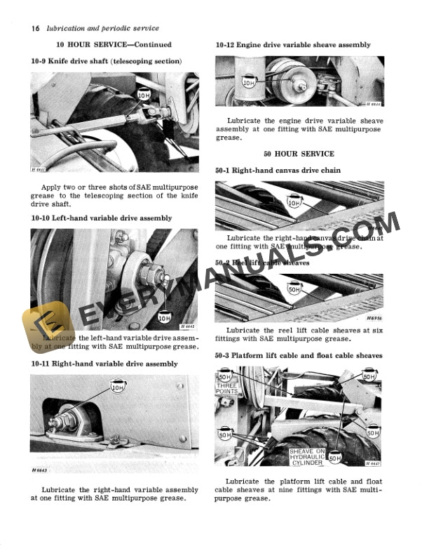 John Deere 215 SELF PROPELLED WINDROWER Operator Manual OMH90727 2