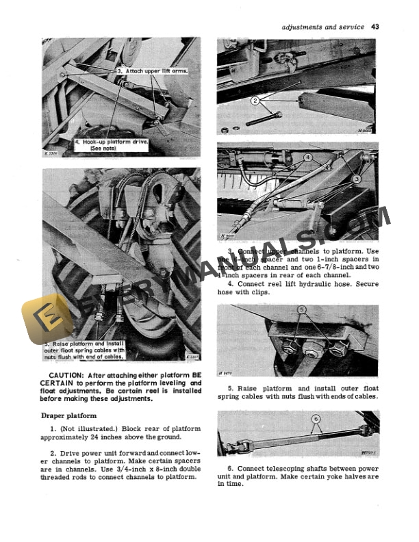 John Deere 215A Self Propelled Windrower Operator Manual OME36284 3