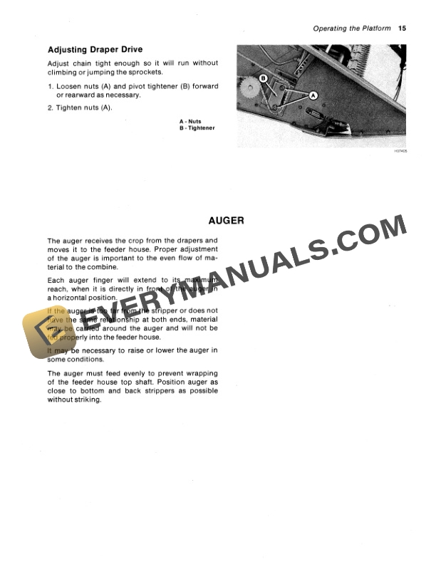 John Deere 218 DRAPER PLATFORM Operator Manual OMH116953 2