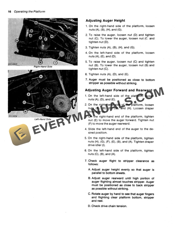 John Deere 218 DRAPER PLATFORM Operator Manual OMH120055 2