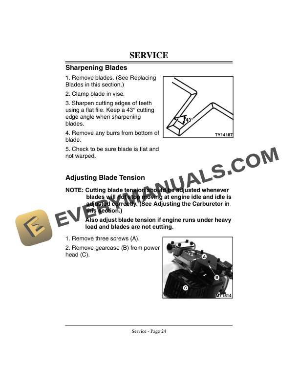 John Deere 21HC Hedge Clipper Operator Manual OMM120617 3