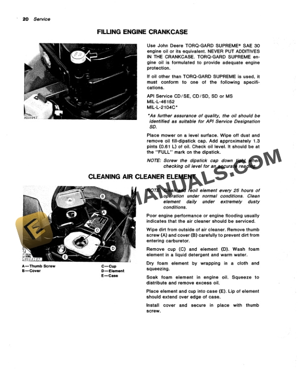 John Deere 21SP SELF PROPELLED ROTARY MOWER Operator Manual OMM83232 3