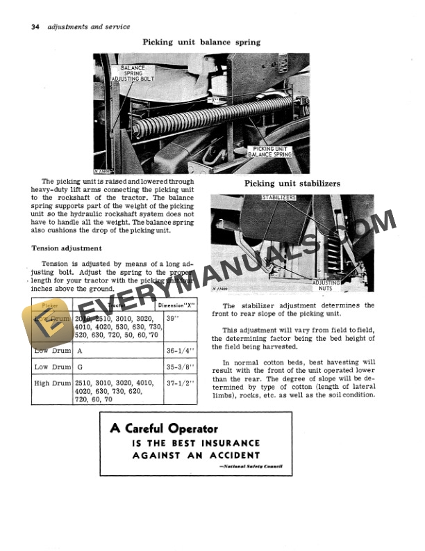 John Deere 22 AND 122 ONE ROW COTTON PICKER Operator Manual OMN159087 2