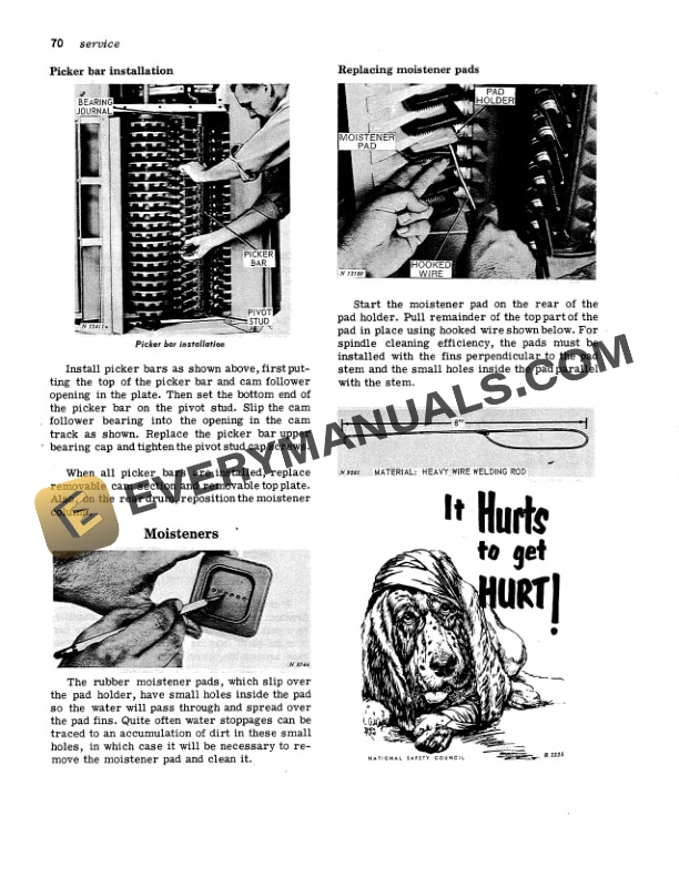 John Deere 22 AND 122 ONE ROW COTTON PICKER Operator Manual OMN159087 3