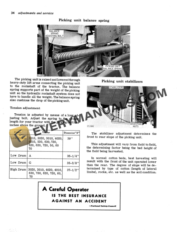 John Deere 22 AND 122 ONE ROW COTTON PICKER Operator Manual OMN97698 2