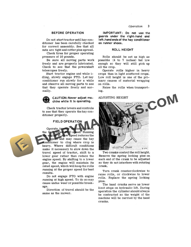 John Deere 22 and 32 Hay Conditioners Operator Manual OME36259 2