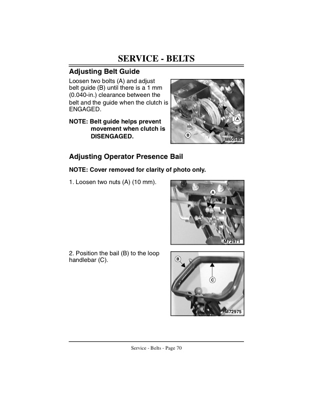 John Deere 220 Walk Behind Greensmower Serial No. 010001– Operator Manual OMMT2169 3