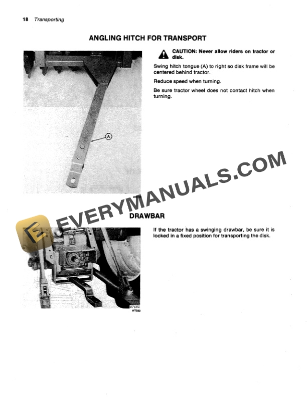 John Deere 225 OFFSET DISK HARROWS Operator Manual OMW28564 2