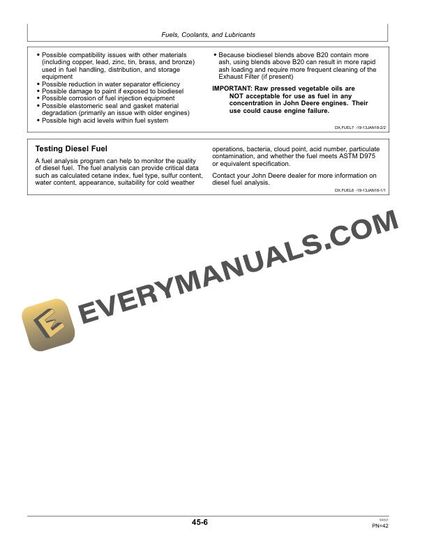 John Deere 2254 Loader Operator Manual OMCXT10827 4 John Deere 2254 Loader Operator Manual OMCXT10827-2
