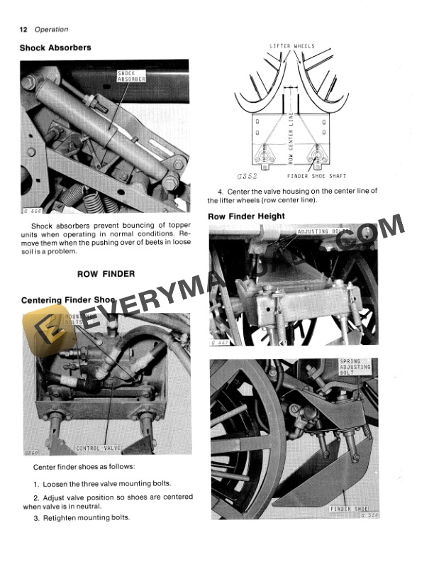 John Deere 231 BEET HARVESTERS Operator Manual OMGA10007 2
