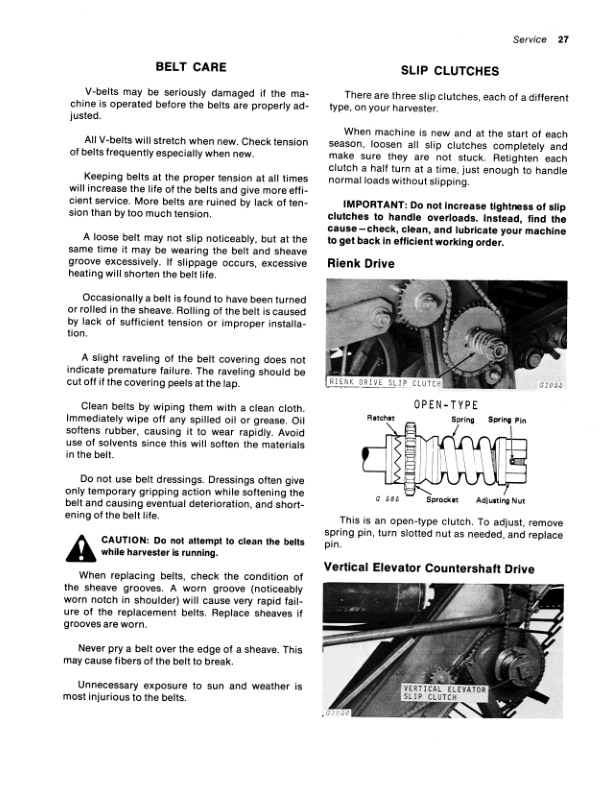 John Deere 231 BEET HARVESTERS Operator Manual OMGA10016 3