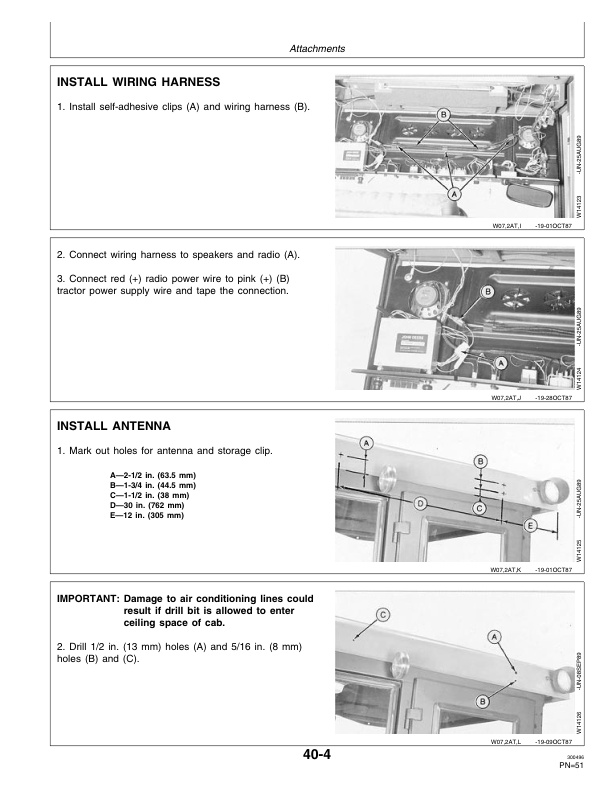 John Deere 2360 Self Propelled Windrower Operator Manual OME81676 2