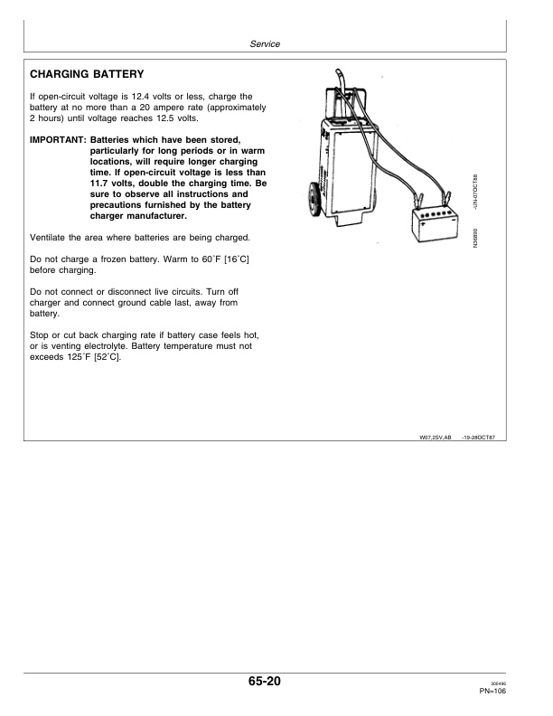 John Deere 2360 Self Propelled Windrower Operator Manual OME81676 3