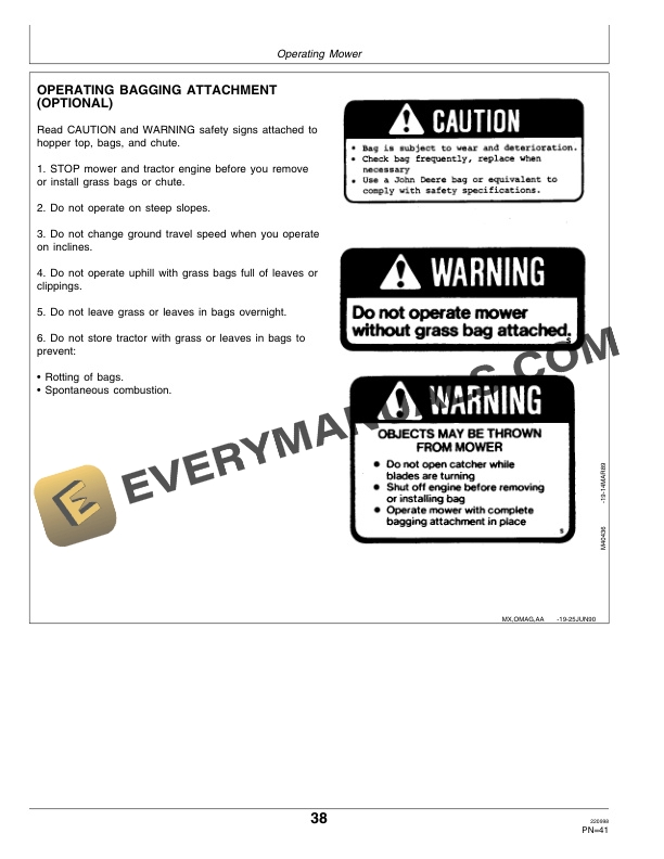 John Deere 240 260 265 and 285 Lawn and Garden Tractors Operator Manual OMM96102 2