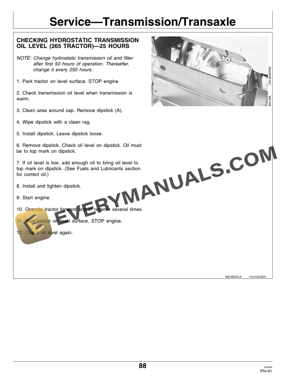 John Deere 240 and 265 Lawn and Garden Tractors Operator Manual OMM114669 3