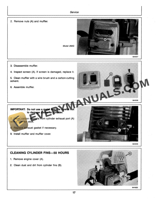 John Deere 240G AND 260G TRIMMER BRUSH CUTTER Operator Manual OMM77677 3