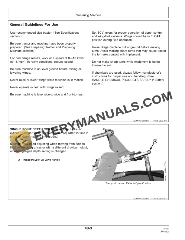 John Deere 2410 Chisel Plow Operator Manual OMN300488 2