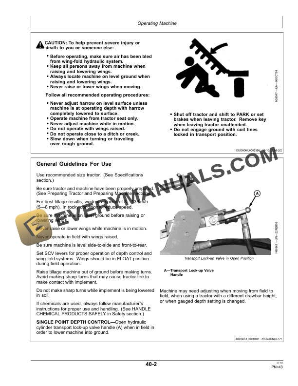 John Deere 2410 Chisel Plow Operator Manual OMN300678 4 John Deere 2410 Chisel Plow Operator Manual OMN300678-2