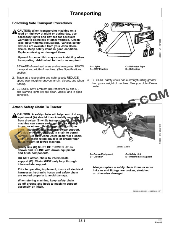 John Deere 2410 Chisel Plow Operator Manual OMN401308 4 John Deere 2410 Chisel Plow Operator Manual OMN401308-2