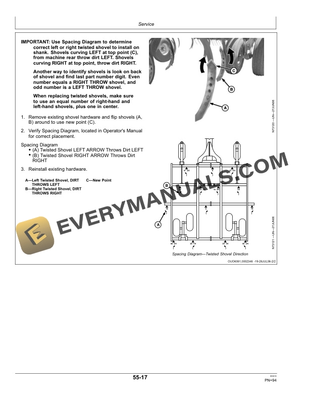 John Deere 2410 Chisel Plow Operator Manual OMN404577 5 John Deere 2410 Chisel Plow Operator Manual OMN404577-3
