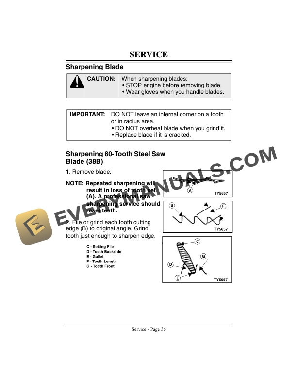 John Deere 25S 30S and 38B Trimmer Brush Cutters Operator Manual OMM122060 3