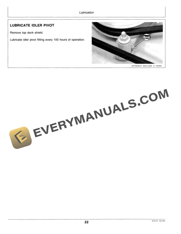 John Deere 260 Rotary Mower Operator Manual OMM85253 3