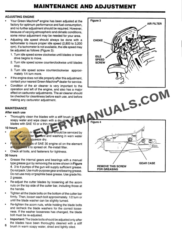 John Deere 2600h UT26151 HEDGE TRIMMER Operator Manual OMPS19912 3