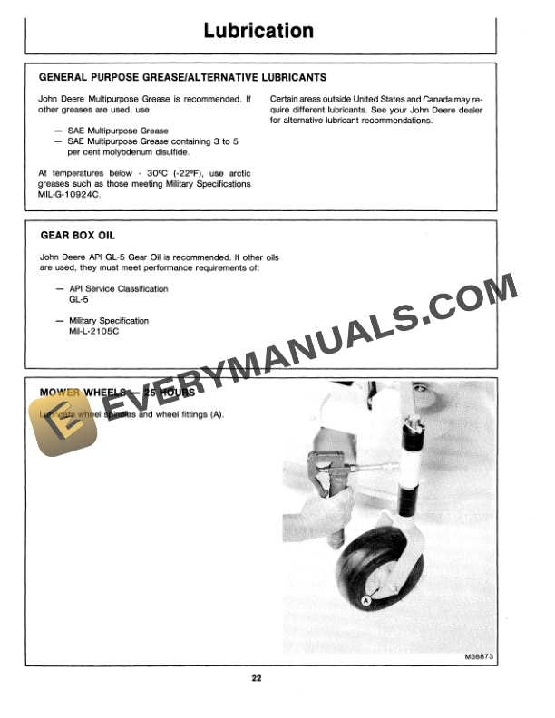 John Deere 261 and 272 Rotary Mowers Operator Manual OMM75851 3