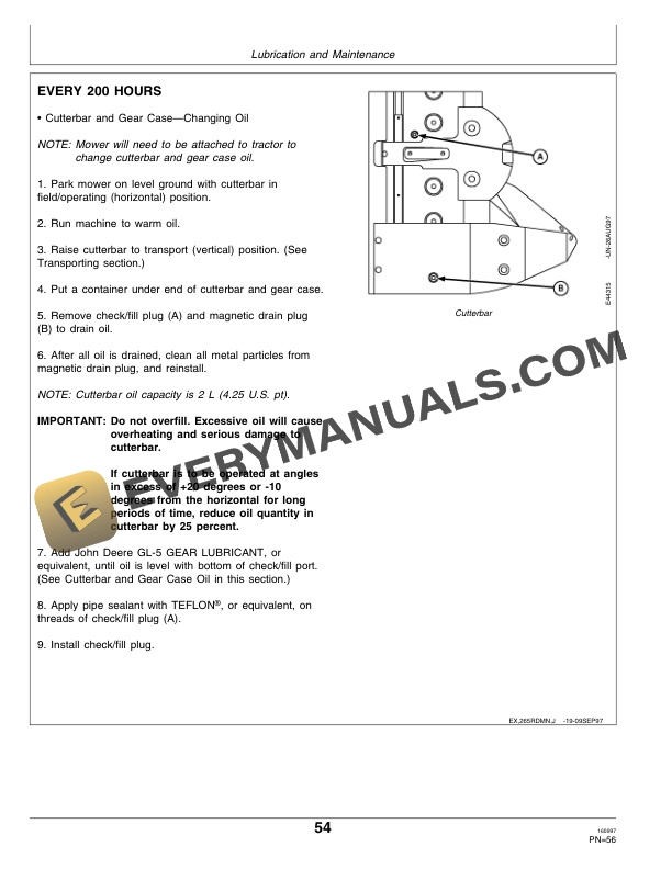 John Deere 265 275 Rotary Disk Mowers Operator Manual OME92941 3