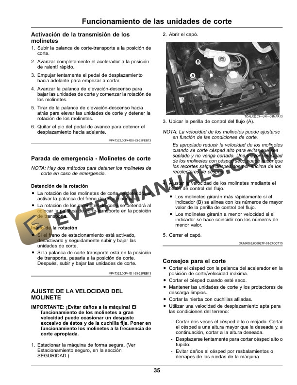 John Deere 2653B PrecisionCut Trim and Surrounds Mower Operator Manual OMUC24433 5 John Deere 2653B PrecisionCut Trim and Surrounds Mower (Serial Number 130001 Operator Manual OMUC24433-3