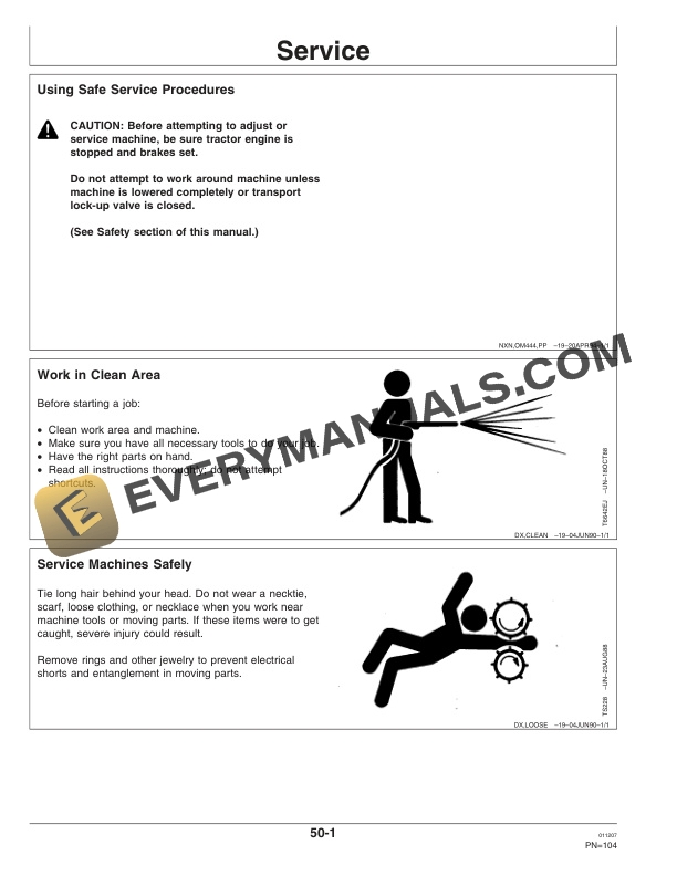 John Deere 2700 Mulch Ripper Operator Manual OMN300545-3