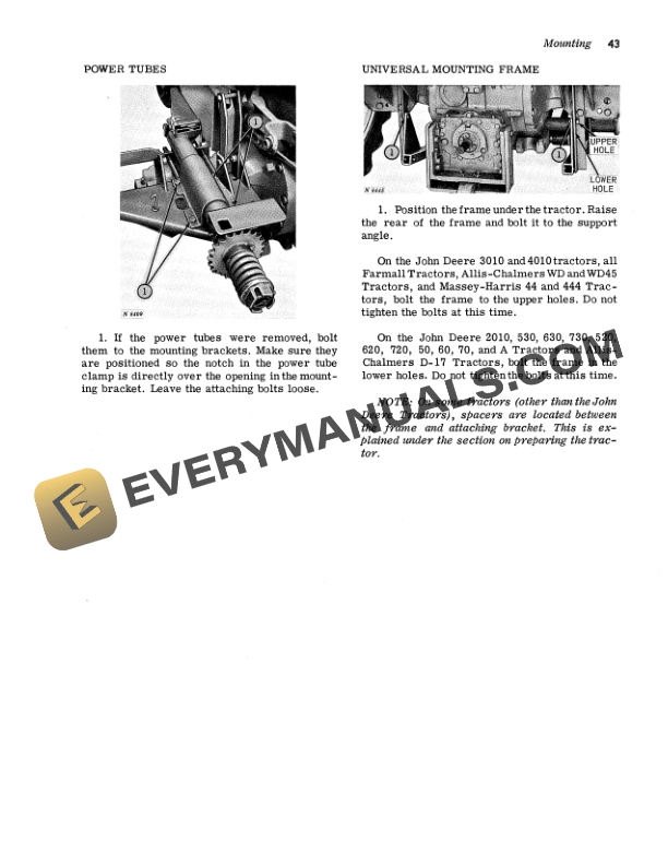 John Deere 277 Corn Picker and 227-S Corn Snapper Operator Manual OMN97629-3
