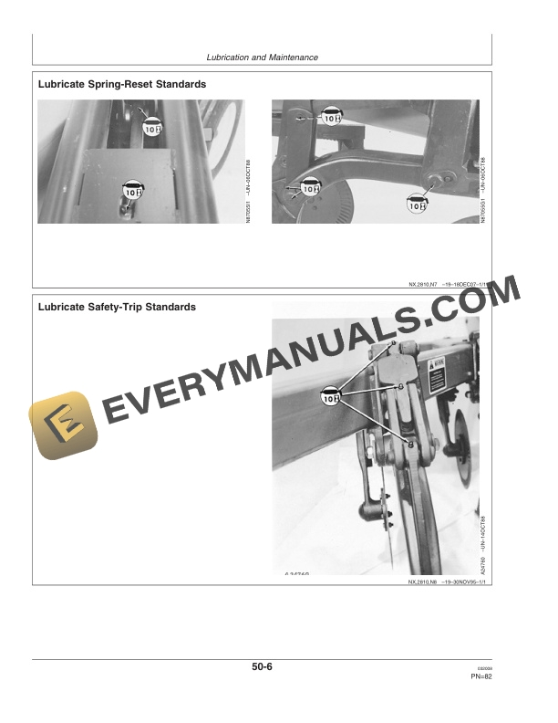 John Deere 2810 Semi-Integral Moldboard Plow Operator Manual OMN300751-3