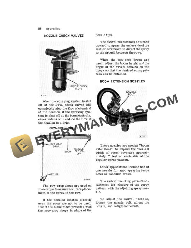 John Deere 29B PULL-TYPE SPRAYER Operator Manual OMB25338-2