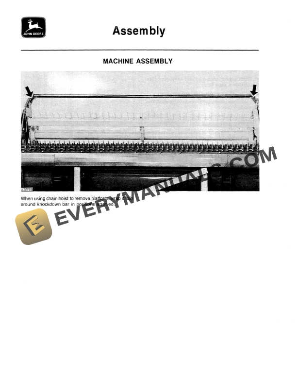 John Deere 30 35 60 and 65 Hay Conditioners 230 Auger Platform Operator Manual OME66106 3