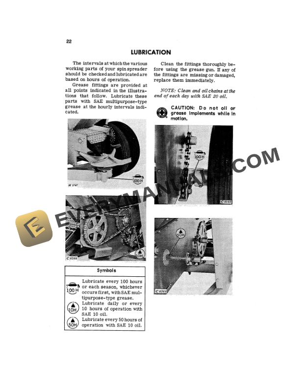 John Deere 301 Spin Spreader Operator Manual OMC18272 3