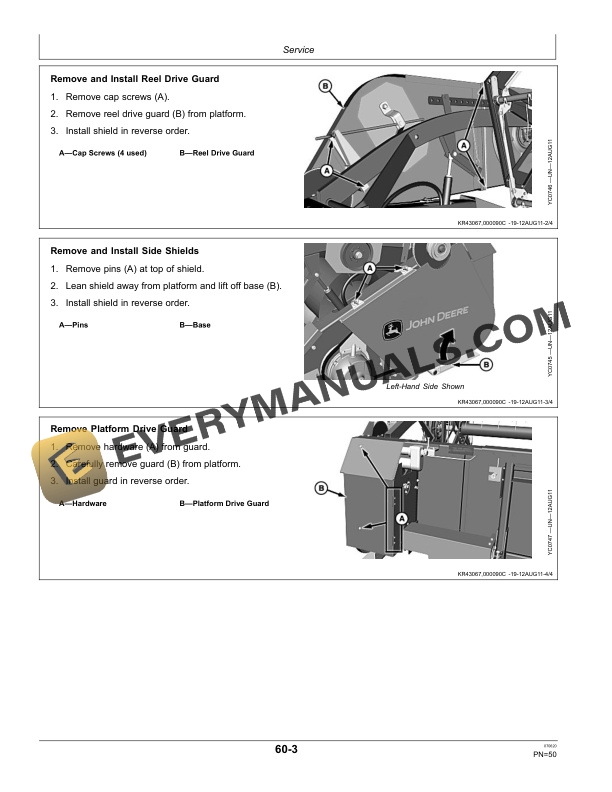 John Deere 314 R Cutting Platform Operator Manual OMYC23672 5 John Deere 314 R Cutting Platform Operator Manual OMYC23672-3