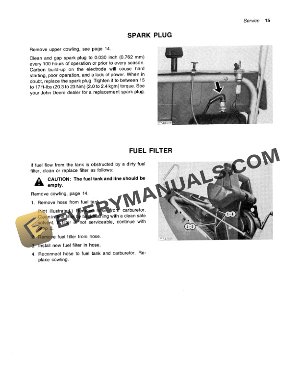 John Deere 320 Snow Thrower Operator Manual OMTY3913 3