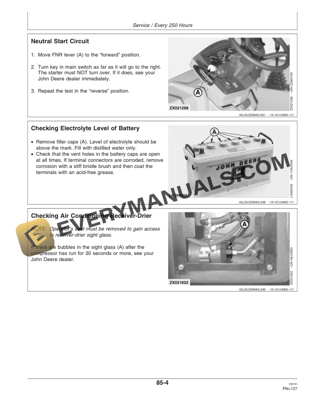 John Deere 3200 and 3400 Rigid Telescopic Handlers Operator Manual OMZ92989-3