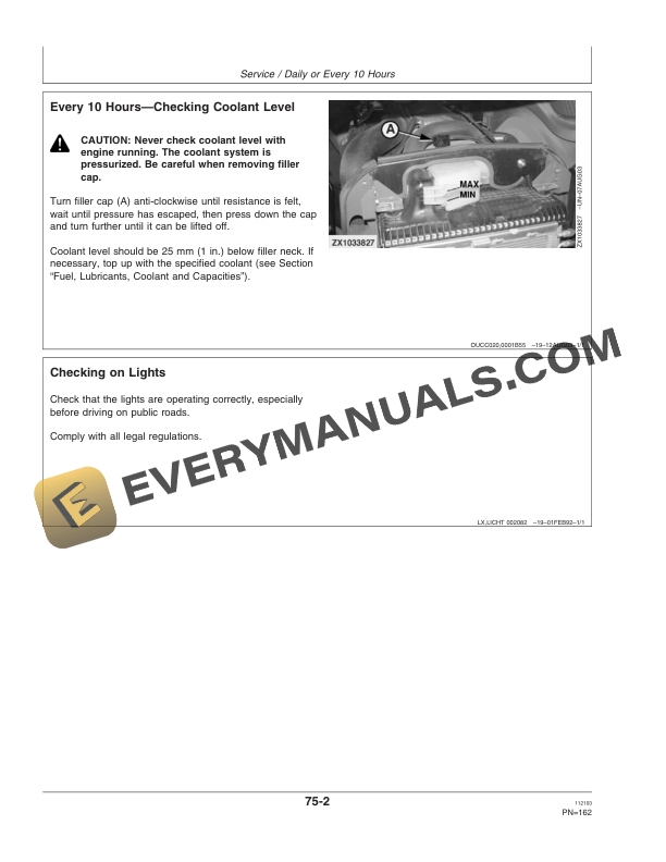 John Deere 3215, 3220, 3415 and 3420 Telescopic Handlers Operator Manual OMZ93519-3