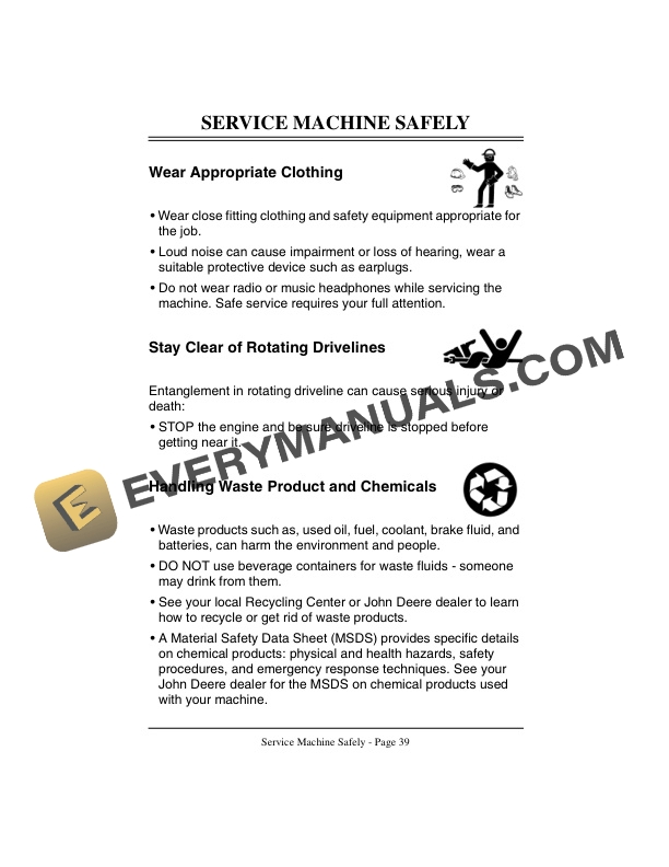 John Deere 3215 and 3235 TURF SYSTEM I and II (Serial No. 020001- ) Operator Manual OMMT2353-2