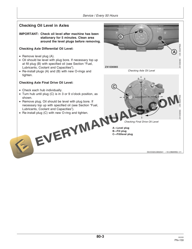 John Deere 3220 and 3420 Telescopic Handlers Operator Manual OMZ102403-3