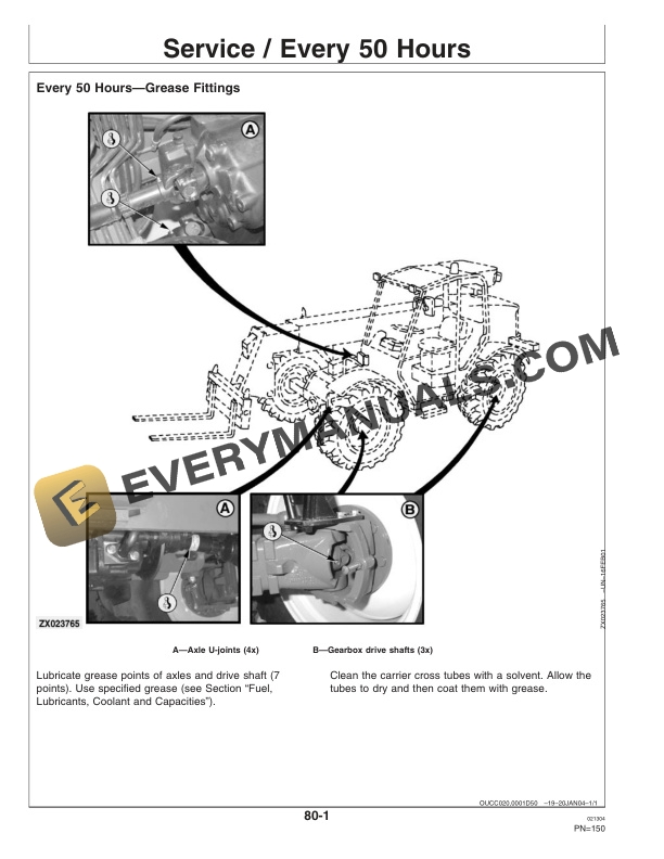 John Deere 3220 and 3420 Telescopic Handlers Operator Manual OMZ93533-3