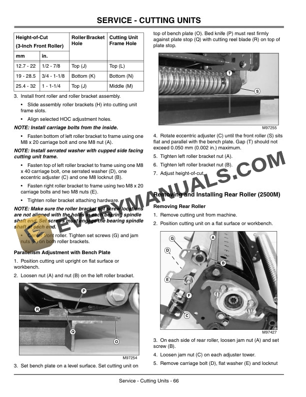 John Deere 3225C, 3235C, 3245C Lightweight Fairway Mower Operator Manual OMTCU20277-2